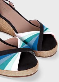 Wimbledon Wedge, Blue Multi, hi-res