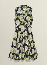 Bea Dress, Navy Multi, hi-res