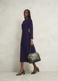 Leonora Dress, Midnight Purple, hi-res