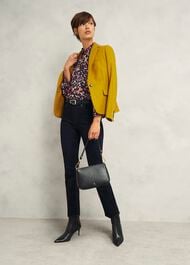 Elspeth Blouse, Navy Multi, hi-res