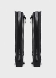 Rosanna Western Knee Boots, Black, hi-res