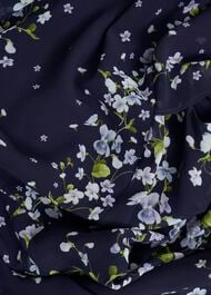 Rosella Cape Dress, Midnight Multi, hi-res