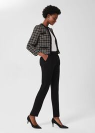Mel Tapered Pants , Black, hi-res