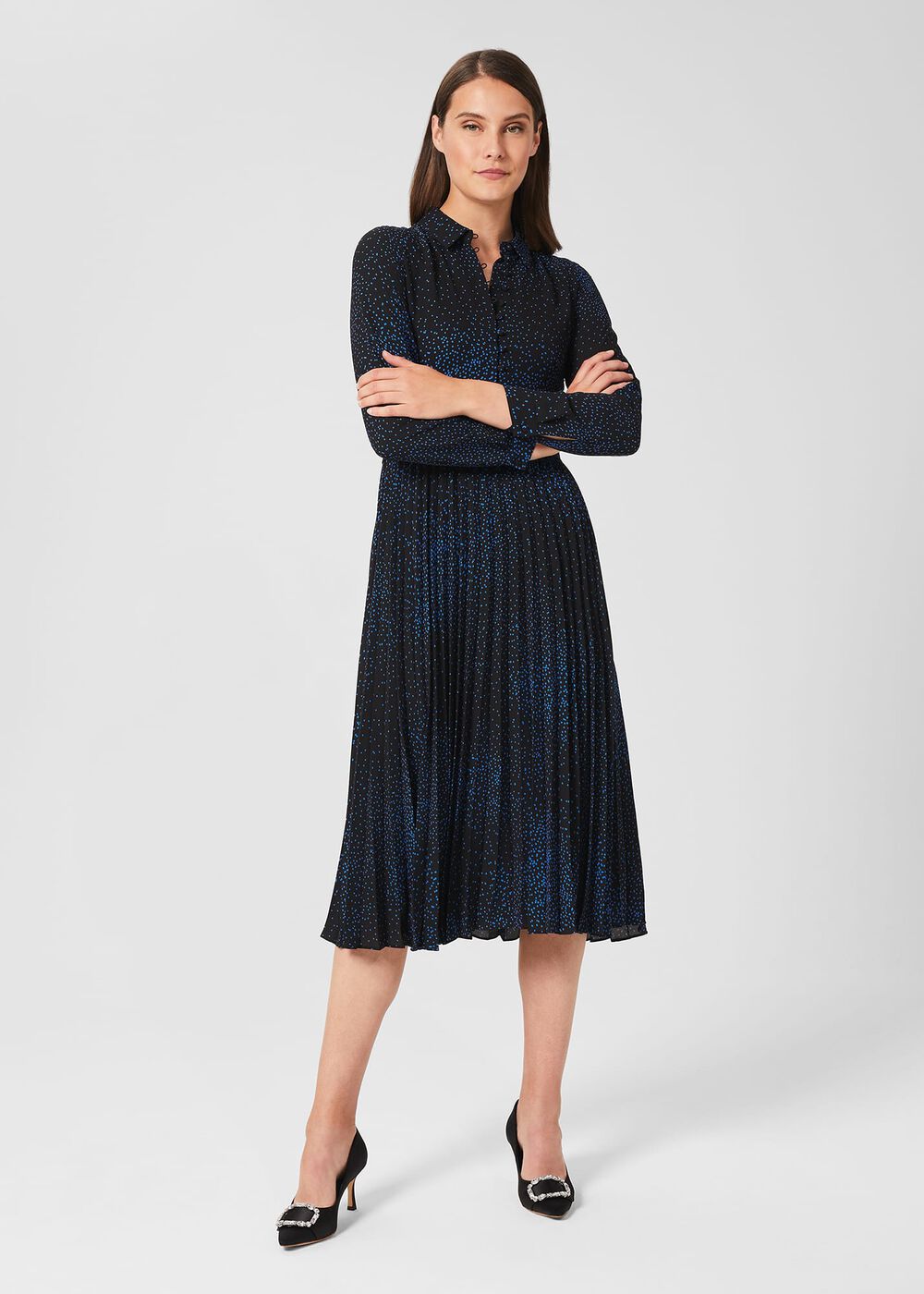 Adalyn Dress, Electrc Blu Blk, hi-res