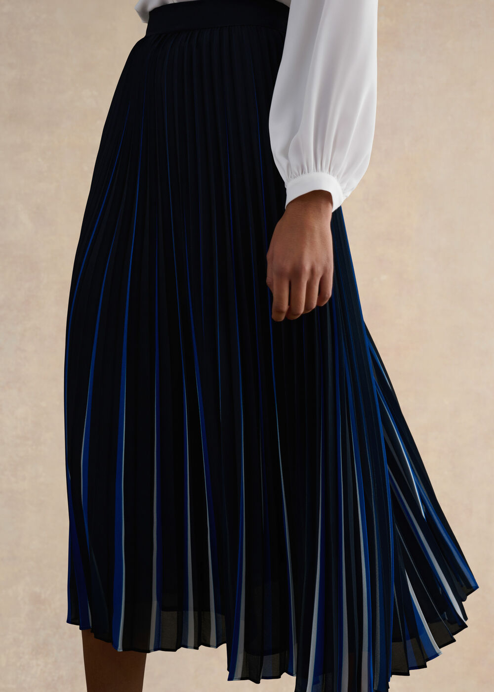 Vida Skirt, Navy Blue, hi-res