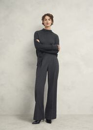 Middleton Trouser With Wool , Grey Black, hi-res