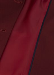 Melody Twill Jacket, Deep Vermillion, hi-res