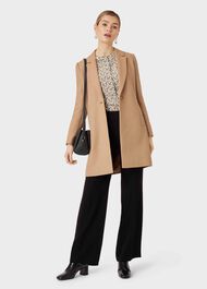 Camellia Coat, Camel, hi-res