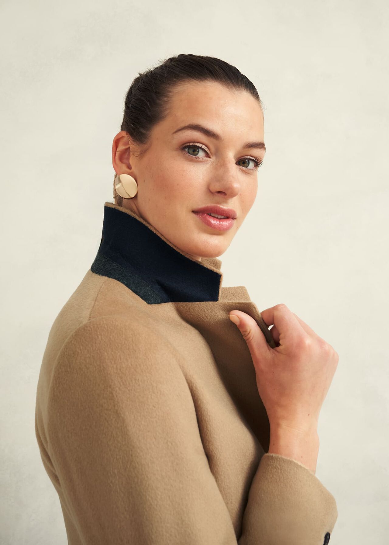 Cavendish Wool Coat, Hobbs Camel, hi-res