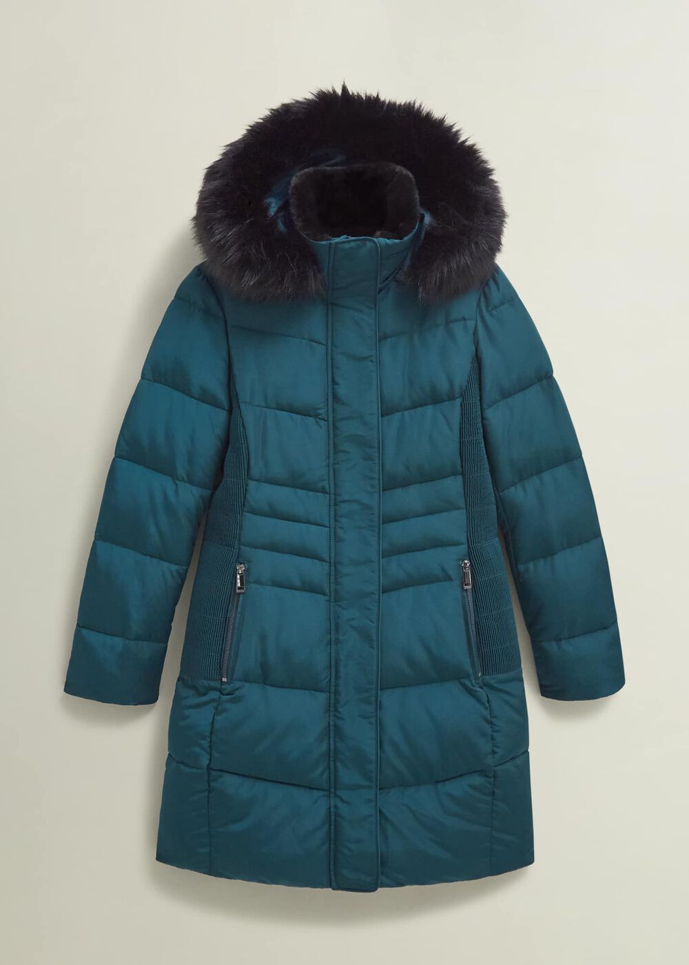Petite Jaymie Puffer, Kyanite Green, hi-res