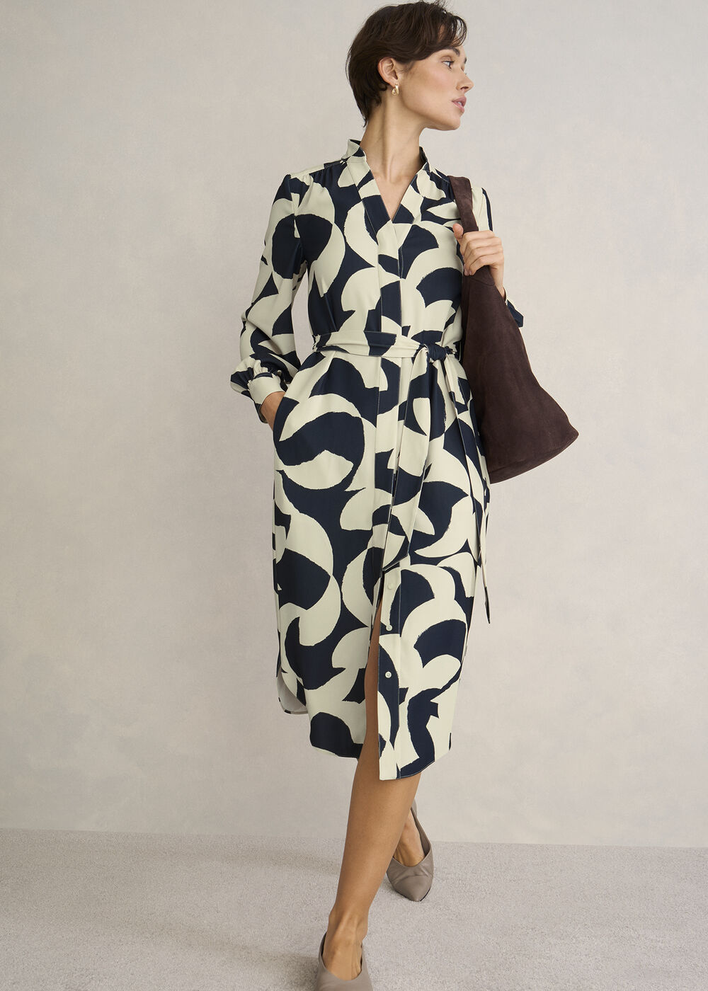 Alisa Dress, Blue Sandstone, hi-res