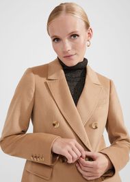 Clarence Wool Blazer, Camel, hi-res