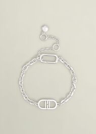 Bette Chain Silver Plated Bracelet, Silver, hi-res