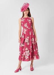 Shona Fascinator, Fiesta Pink, hi-res