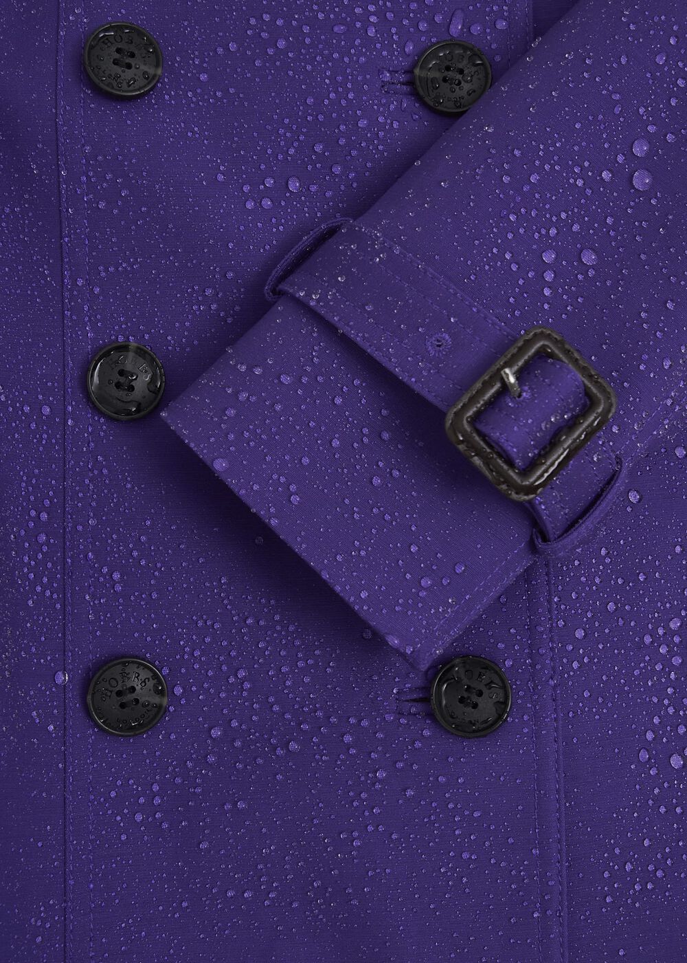 Petite Skylar Shower Resistant Trench Coat, Future Purple, hi-res
