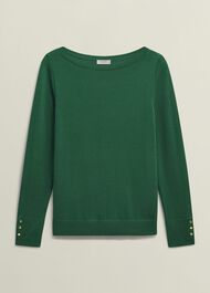 Perla Merino Wool Sweater, Agate Green, hi-res