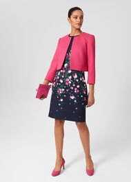 Moira Floral Shift Dress, Navy Multi, hi-res