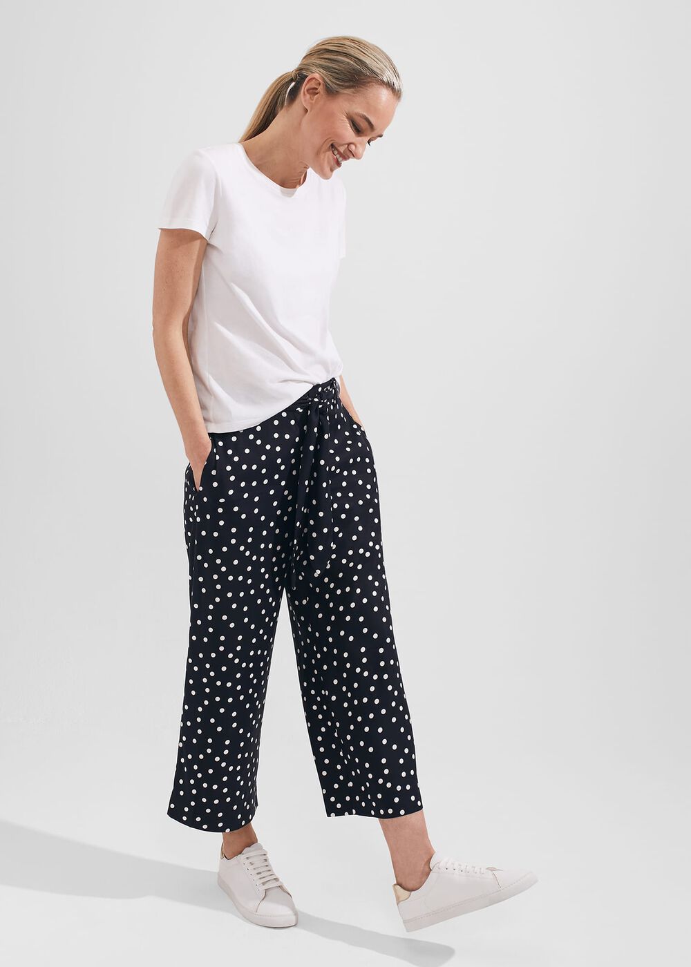 Astrid Crop Pants, Navy Ivory, hi-res