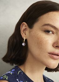 Aria Earrings, Lavender Purple, hi-res