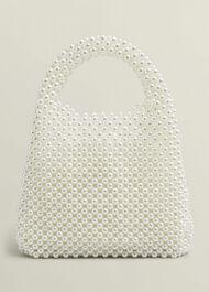 Kamala Pearl Bag, Ivory, hi-res