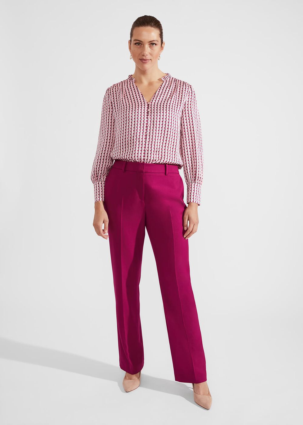 Darcey Blouse, Pink Multi, hi-res