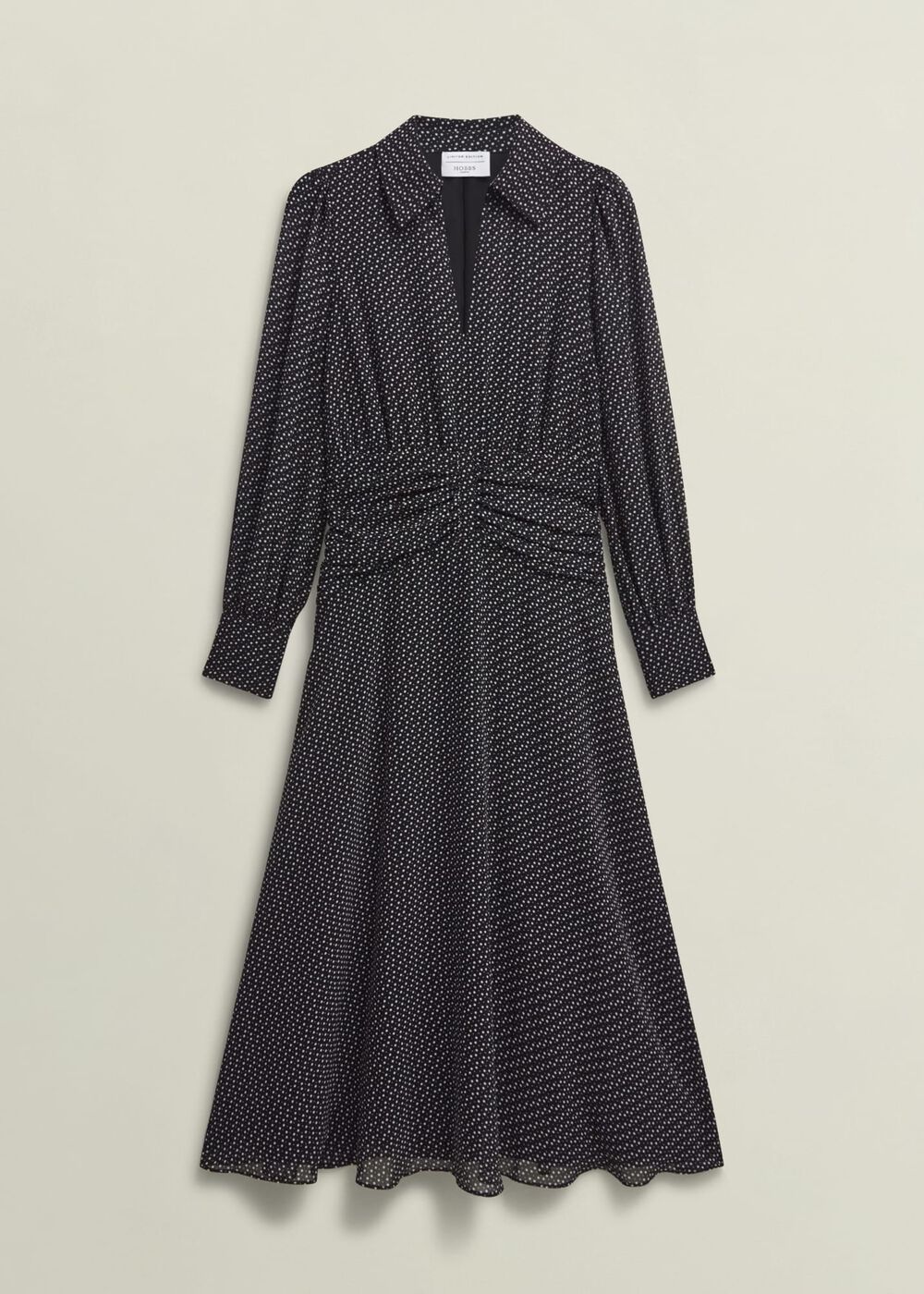 Longstock Dress, Black Ivory, hi-res