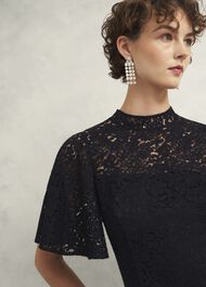 Aylesbury Lace Dress, Black, hi-res