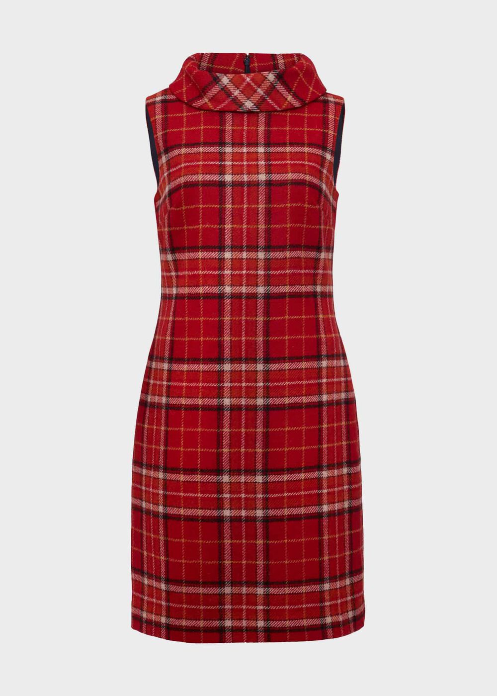 Mila Wool Dress, Red Multi, hi-res