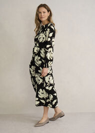 Evelyn Dress, Black Sandstone, hi-res