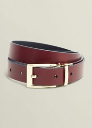 Pauline Reversible Hip Belt, Navy Red, hi-res