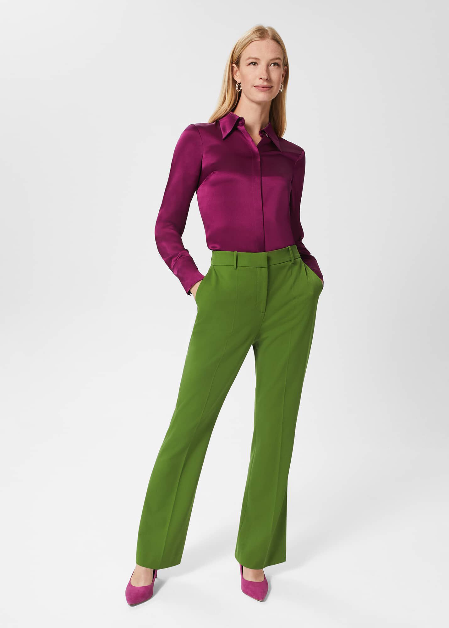 Ladies' trousers e.s.motion 2020 green/seagreen | Strauss