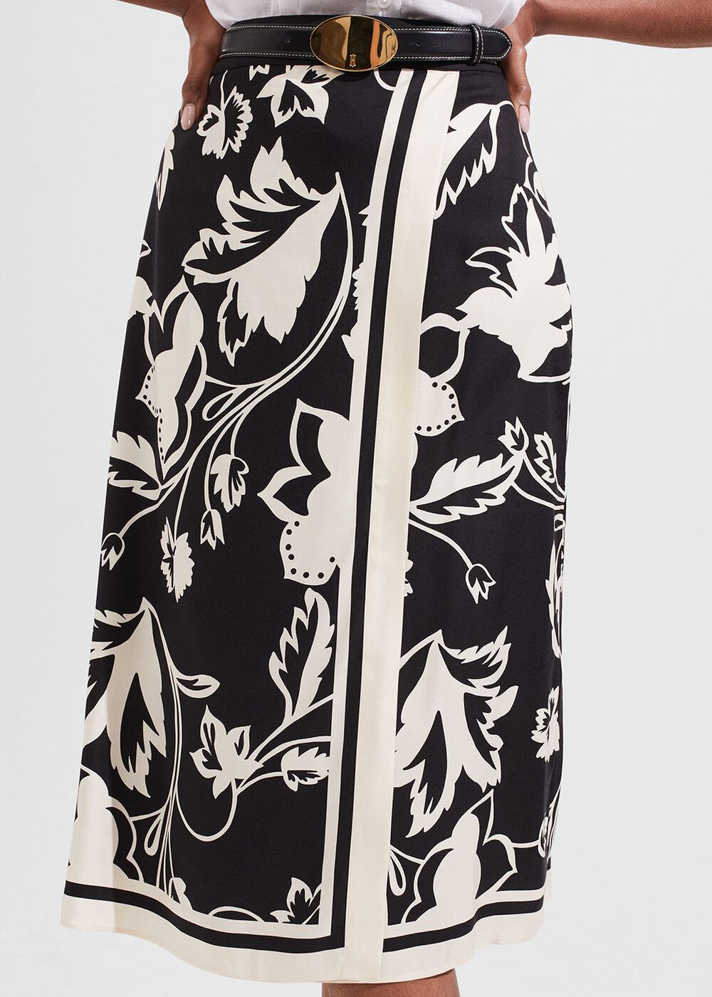Brigitte Skirt, Black Cream, hi-res