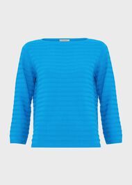 Nellie Cotton Sweater, Celadon Blue, hi-res