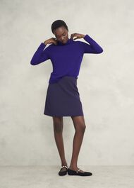 Audrey Wool Cashmere Jumper, Cobalt Blue, hi-res