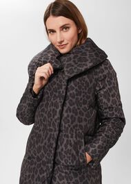 Samara Animal Print Puffer, Animal, hi-res