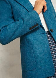 Petite Lilla Wool Jacket, Blue, hi-res