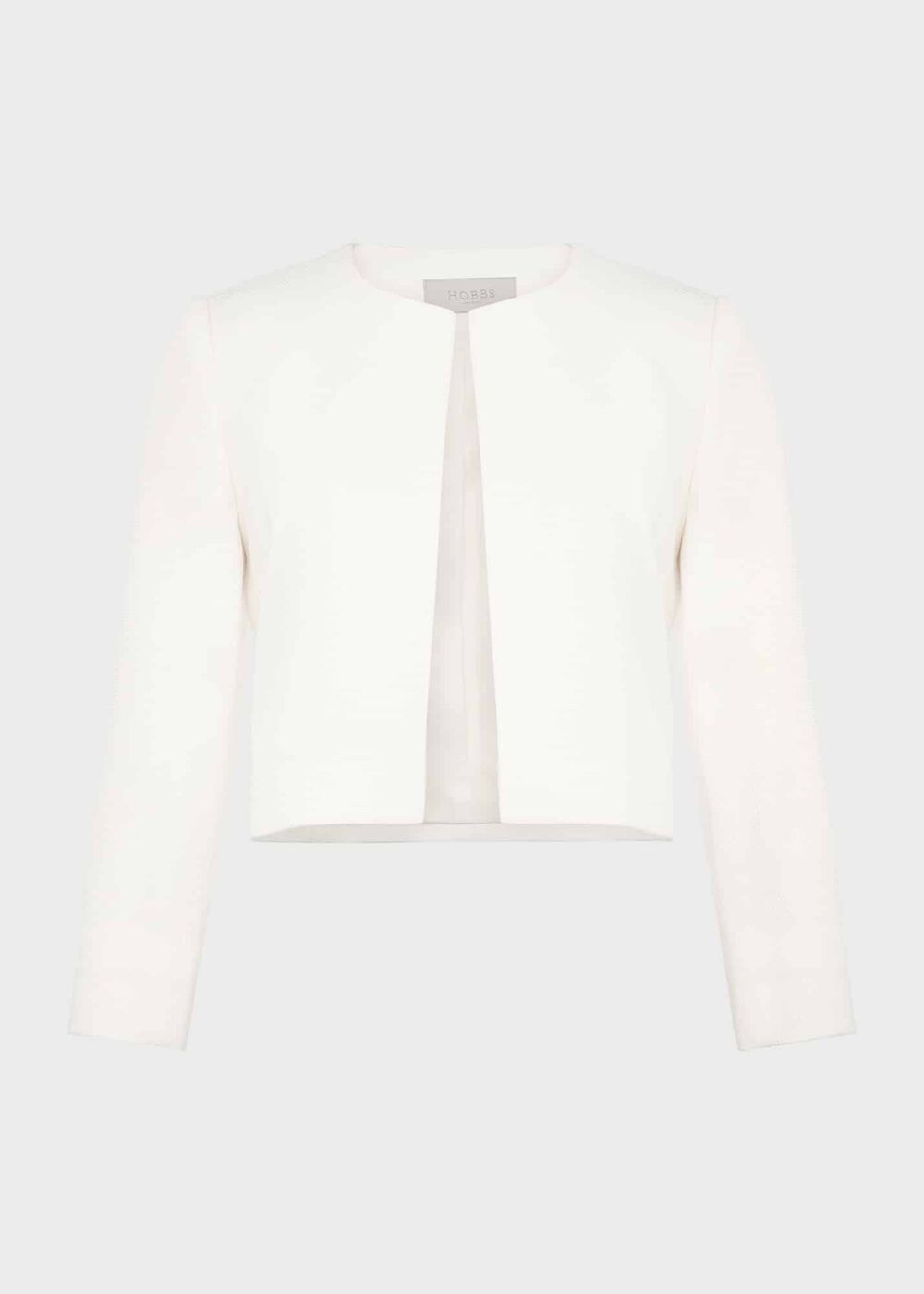 Elize Textured Jacket, Ivory, hi-res