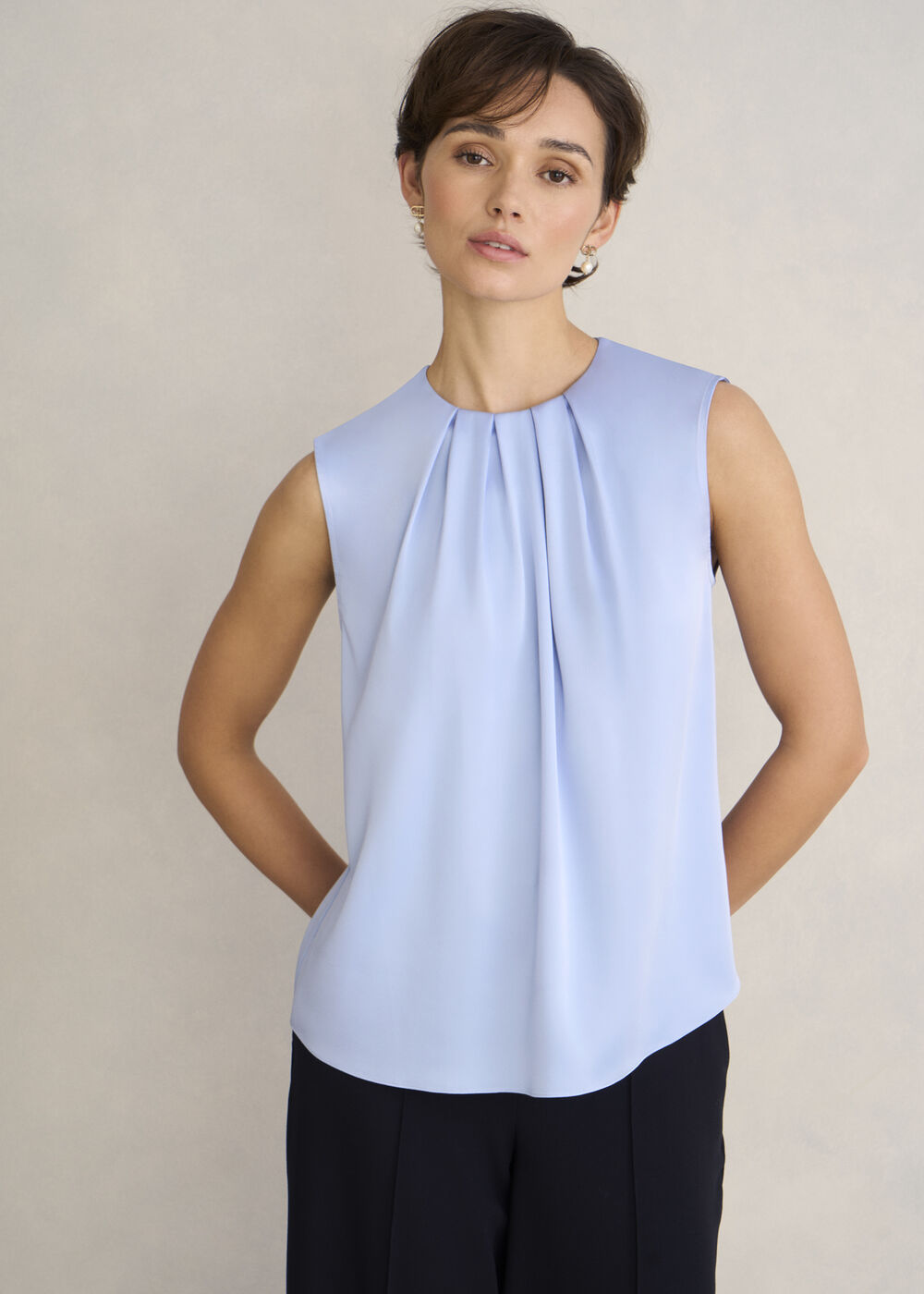 Rosanne Blouse, Lavender Blue, hi-res