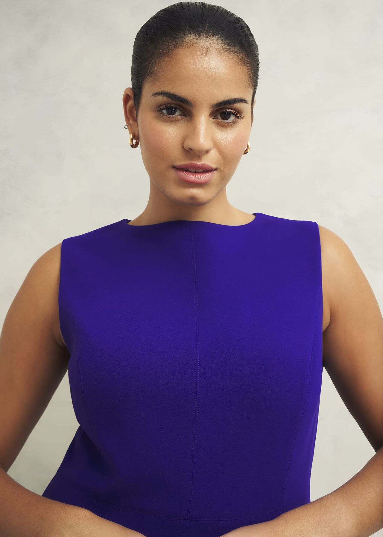 Petite Katia Dress, Cobalt Blue, hi-res