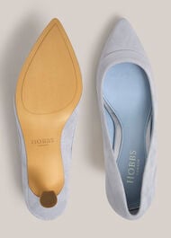 Faye Suede Courts, Pale Blue, hi-res