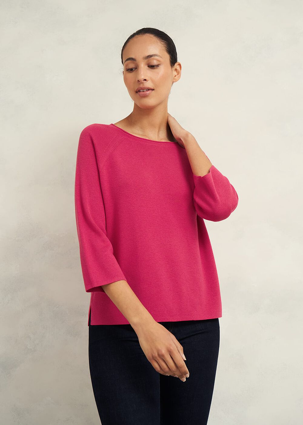Jana Sweater With Wool, Zinnia Pink, hi-res