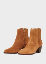 Dorcas Ankle Boots, Caramel, hi-res