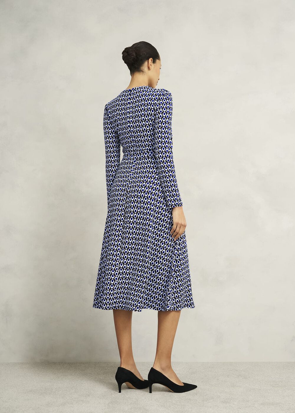 Petite Dakota Dress, Navy Multi, hi-res