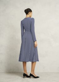 Petite Dakota Dress, Navy Multi, hi-res