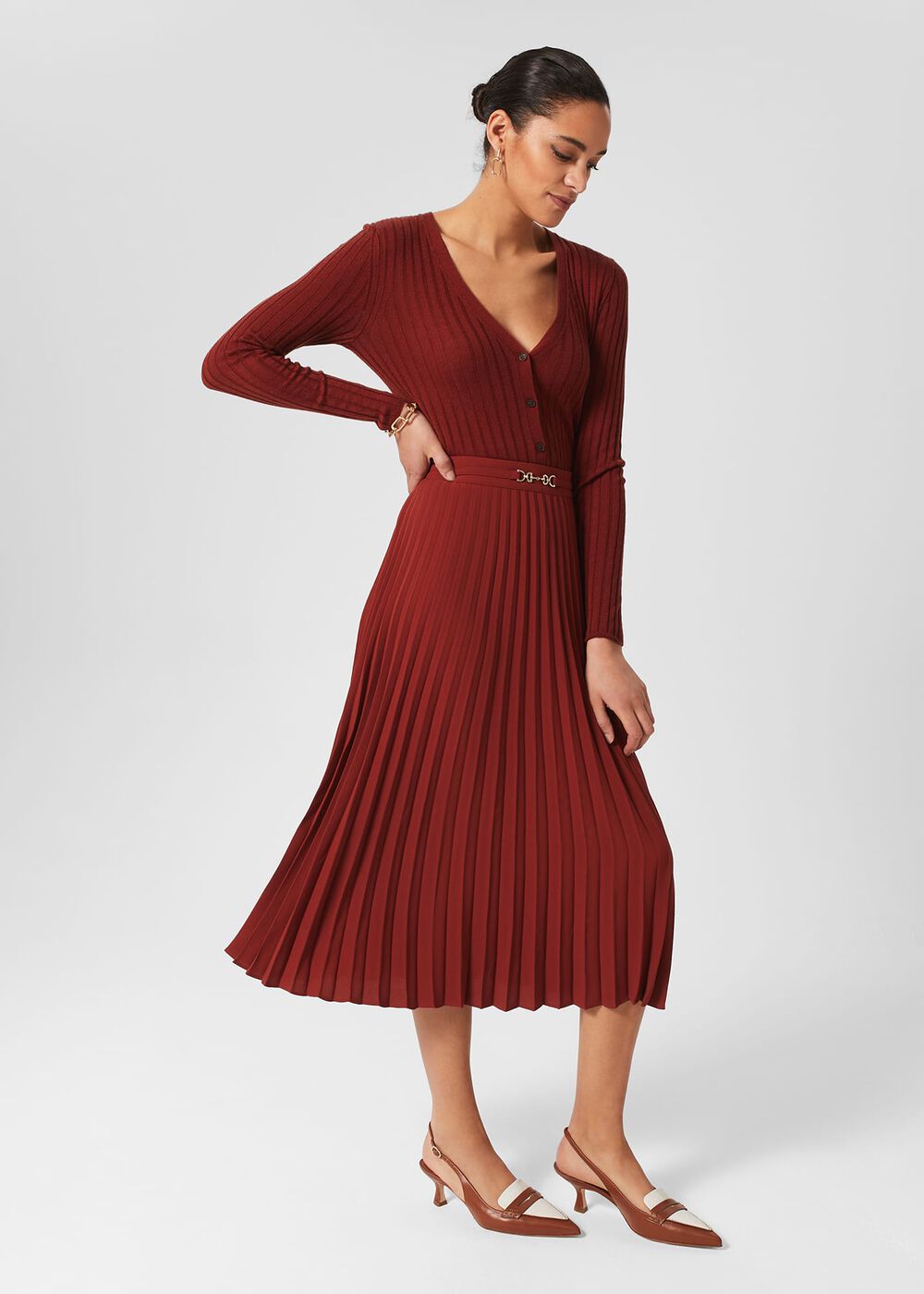 Mischa Sling Back, Tan Ivory, hi-res