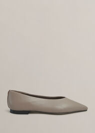Valentina Ballet Flats, Mushroom, hi-res
