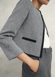 Nyra Jacket, Black Ivory, hi-res