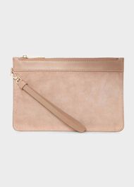 Lundy Suede Wristlet, Fawn, hi-res