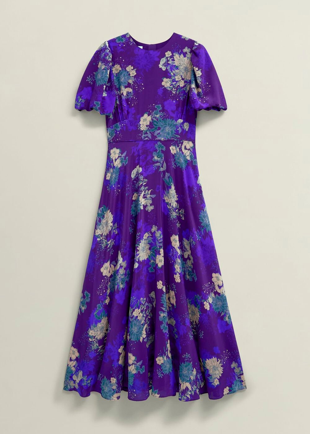 Wisley Silk Dress, Hyacinth Purple, hi-res