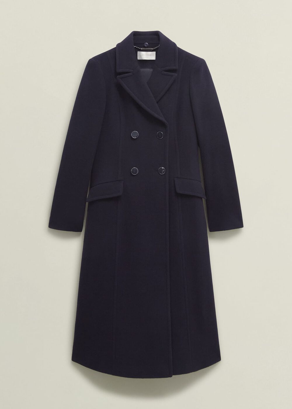 Marlene Wool Blend Coat, Navy, hi-res